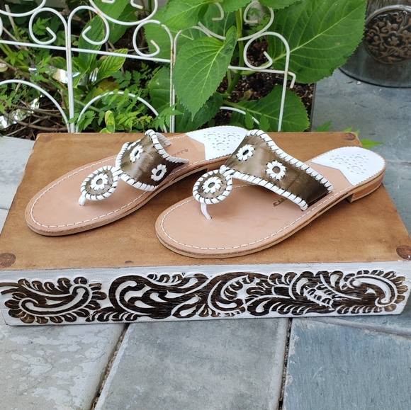 Jack Rogers Palm Beach Whipstiched Sandals - Picture 6 of 11